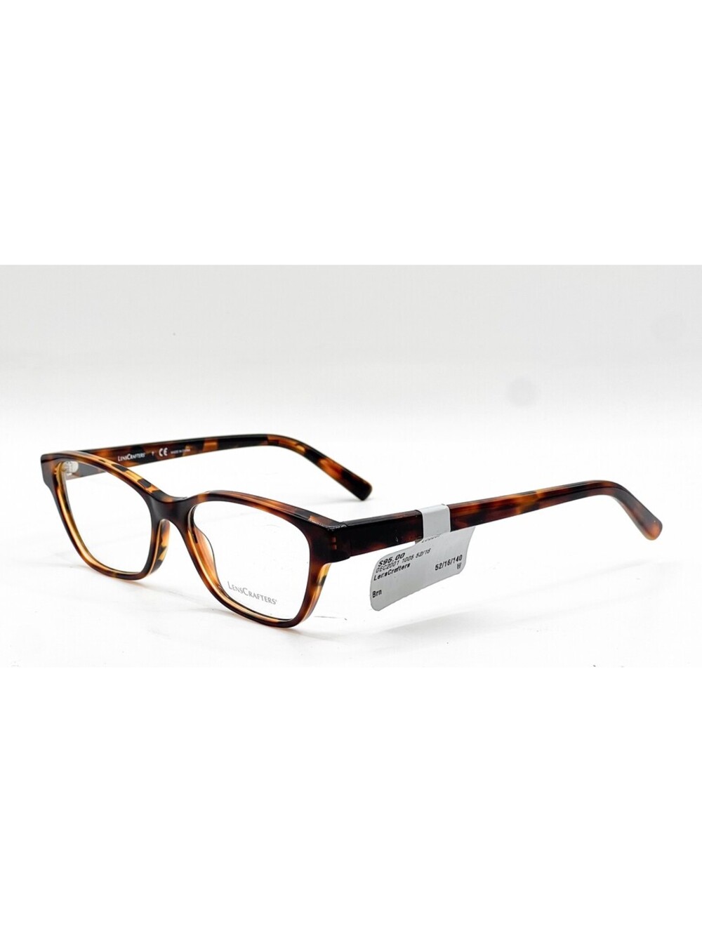 Lens Crafters Ec 2001 1005 Havana Authentic Eyeglasses 52-16-140